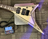 JACKSON JS1X RR MINION 2/3 SCALE RHOADS GUITAR | WHITE / BLACK PINSTRIPES