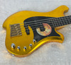 Bacci Marleo V 32" five string bass in Medici Gold (24 karat gold leaf) w/ case