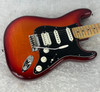 2021 MIM Fender Plus Top Stratocaster Strat HSS electric guitar  cherryburst w/