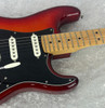 2021 MIM Fender Plus Top Stratocaster Strat HSS electric guitar  cherryburst w/