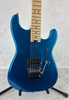 2019 USA Charvel Custom Shop San Dimas SD 1H Pointy Blue Sparkle guitar with cas