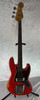 2009 Fender 60's Road Worn Jazz Bass in red finish with bag