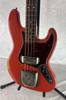 2009 Fender 60's Road Worn Jazz Bass in red finish with bag