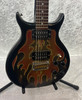 Washburn Raven electric guitar with flaming eagle refinish