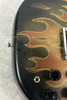 Washburn Raven electric guitar with flaming eagle refinish
