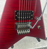 Jackson Rhoads RX10D electric guitar in transparent red finish w/ case