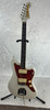 Vintage 1965 USA Fender Jazzmaster electric guitar with Arctic Pearl refin