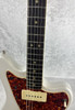 Vintage 1965 USA Fender Jazzmaster electric guitar with Arctic Pearl refin