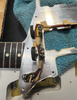 Vintage 1965 USA Fender Jazzmaster electric guitar with Arctic Pearl refin