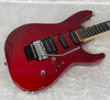 1989 ESP Mirage electric guitar in red with case