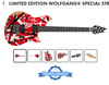IN-STOCK! - EVH LIMITED EDITION WOLFGANG SPECIAL STRIPED SERIES / AGED R/W/B