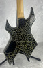 Late 1980's B.C. BC Rich NJ Series Warlock bass guitar in white crackle finish
