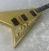 2016 USA Jackson Custom Shop Rhoads electric guitar in gold sparkle finish
