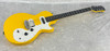 Epiphone Les Paul SL in yellow "Custom Pawn Shop Special" humbucker route and bridge upgrade