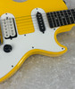 Epiphone Les Paul SL in yellow "Custom Pawn Shop Special" humbucker route and bridge upgrade