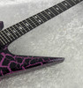 B.C. Rich Legacy Series Iron Bird electric guitar in purple crackle