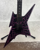 B.C. Rich Legacy Series Iron Bird electric guitar in purple crackle