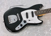 AMATI CLASSIC MUSTANG TYPE GUITAR IN BLACK | ACCESSORIES INCLUDED