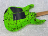 USA CHARVEL CUSTOM SHOP - MASTERBUILT DK24 DINKY | GREEN / BLACK SPLATTER