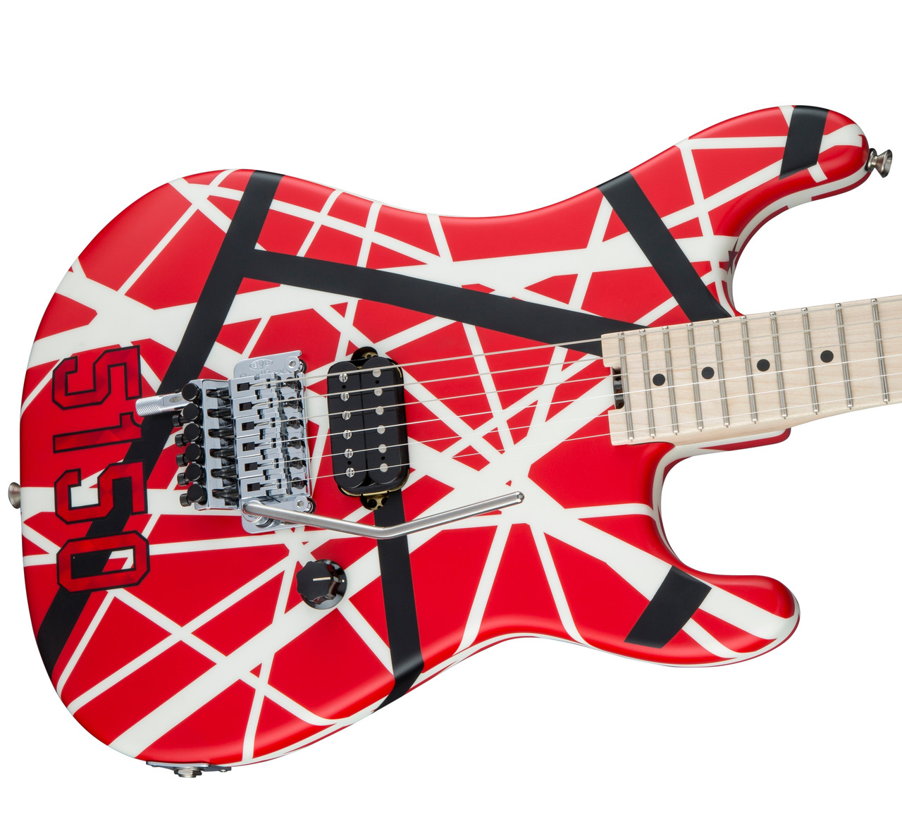 5150　Striped　guitar　in　electric　Capitol　Series　Pre-order!　Red/Black/White　EVH　Guitars