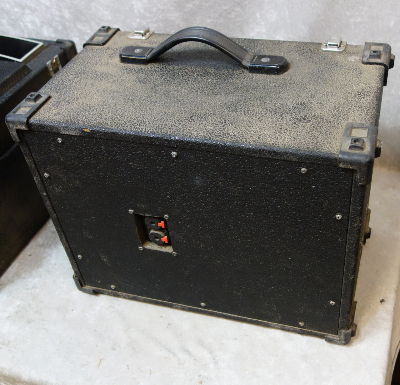 Pair of TOA RS20 4x4 speakers with horn w/ covers and posts Capitol