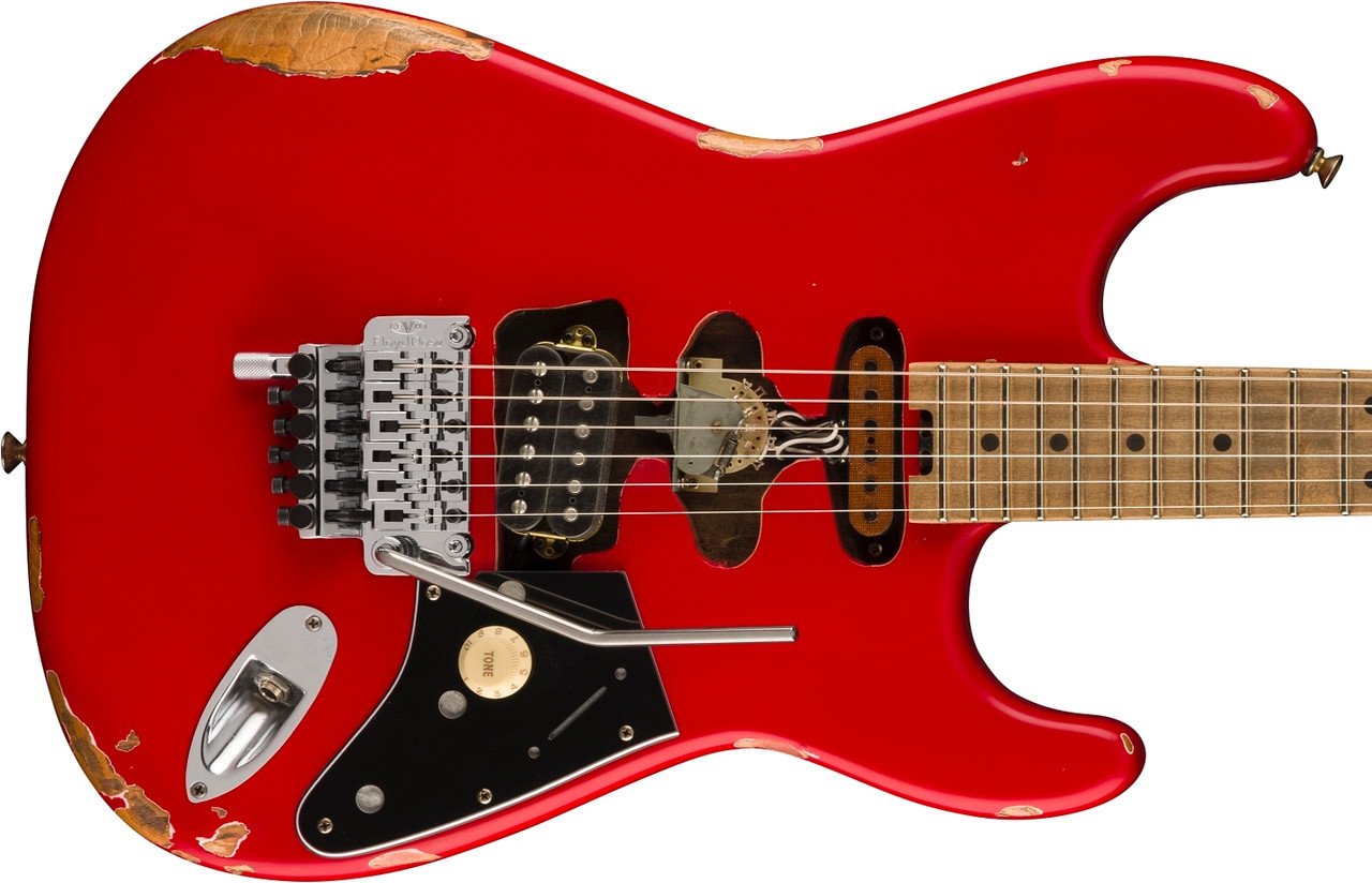 Pre-Order! EVH Frankie relic electric guitar in red finish 