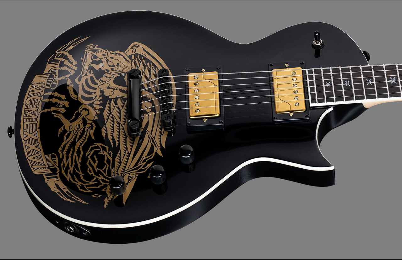 ブラック エレキギター 鷲デザイン SPECIAL-ORDER! LTD WILL ADLER SIGNATURE WA-WARBIRD GUITAR / BLACK