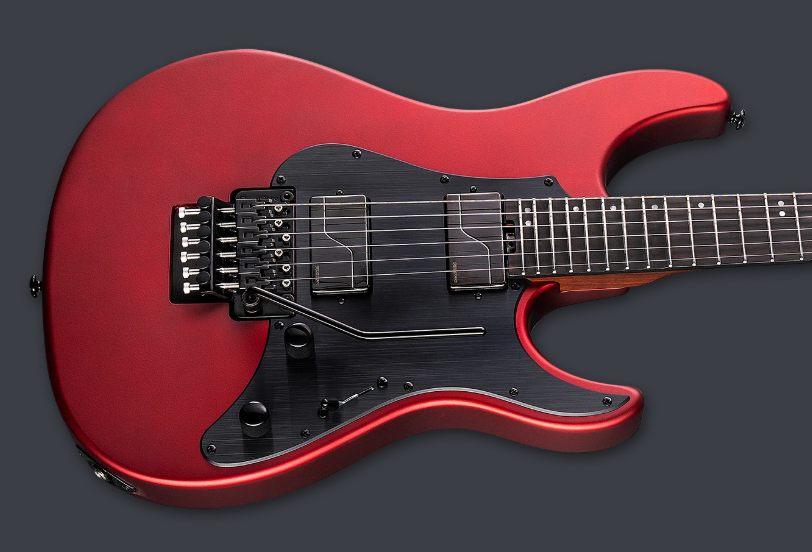 PRE-ORDER - 2026 LTD DELUXE SN-1000FR HH GUITAR / CANDY APPLE RED