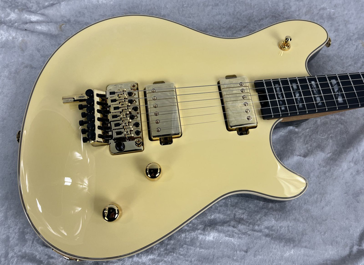 USA EVH WOLFGANG CUSTOM SHOP FR GUITAR / TUXEDO WHITE & BLACK