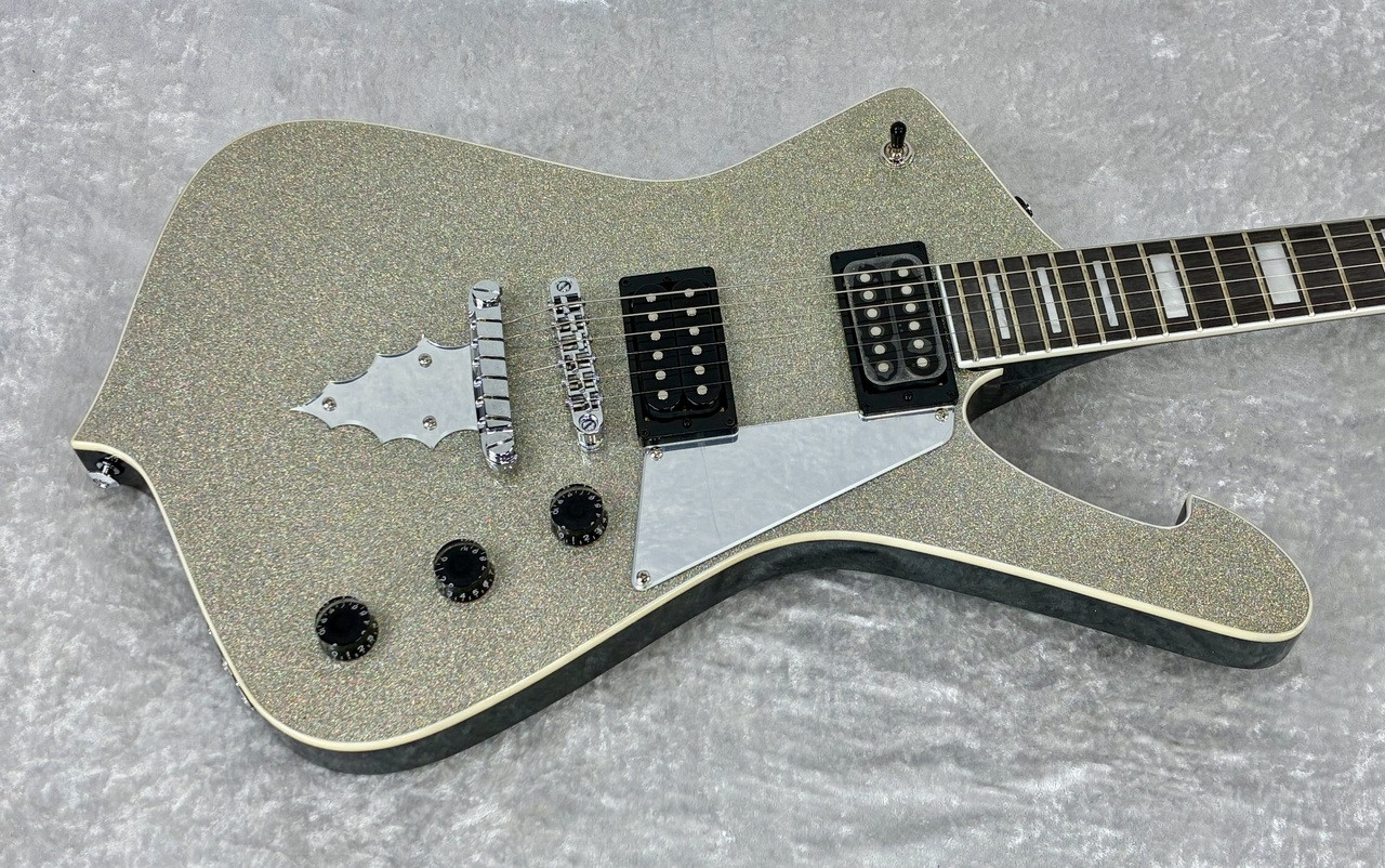 Ibanez PS60 Paul Stanley Signature ICEMAN guitar Silver Sparkle