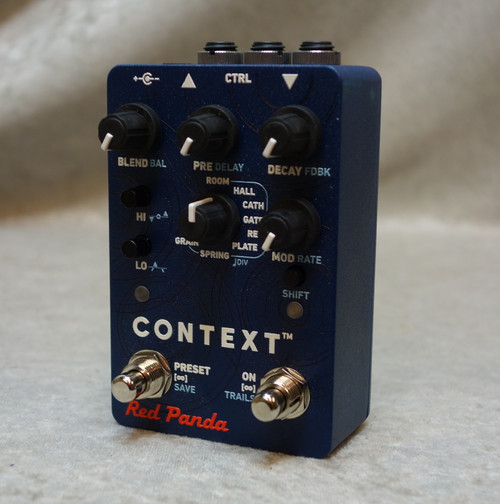 RED PANDA CONTEXT V2 REVERB GUITAR EFFECTS PEDAL + FREE PATCH CABLE