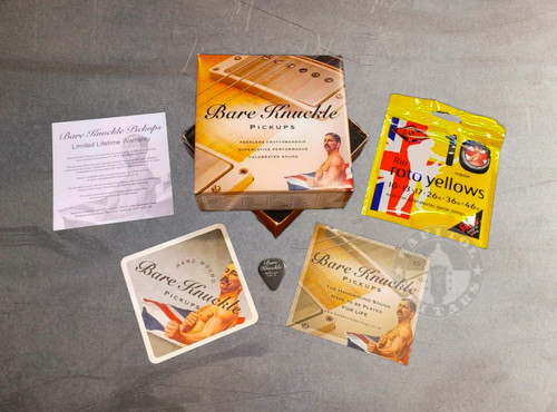 NEW! Bare Knuckle SLOW HAND single coil BRIDGE pickup white cover