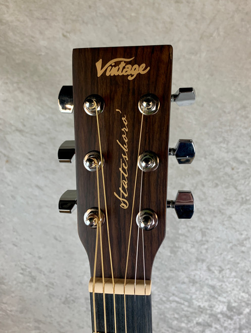 Vintage Brand VE880WK Acoustic/Electric Parlor Guitar Vintage Brand VE880WK Acoustic/Electric Parlor Guitar