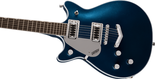 PRE-ORDER! GRETSCH DOUBLE JET V STOPTAIL LEFT HANDED MIDNIGHT SAPPHIRE