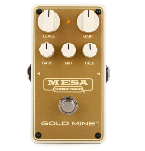 Mesa Boogie GOLD MINE drive pedal - smooth high gain, Boogie & British tones