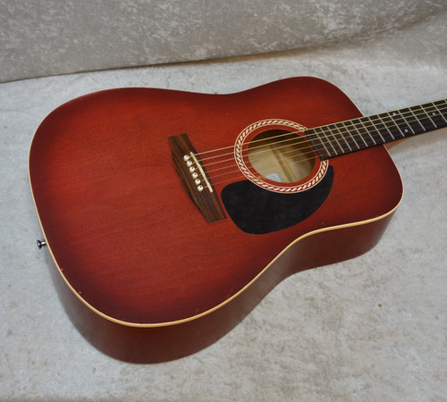 Art and Lutherie Wild Cherry acoustic guitar red finish
