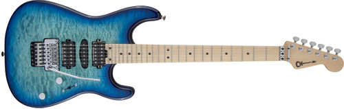 Pre-Order! Charvel MJ San Dimas Style 1 HSH FR M QM guitar in Caribbean Burst Pre-Order! Charvel MJ San Dimas Style 1 HSH FR M QM guitar in Caribbean Burst