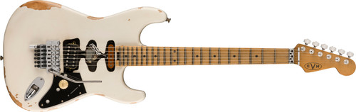 Pre-Order! EVH Frankie relic electric guitar in white finish Pre-Order! EVH Frankie relic electric guitar in white finish