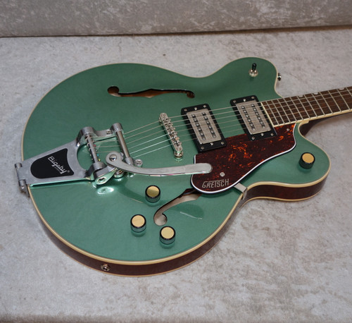 In Stock! 2023 Gretsch G2622T Streamliner semi hollow guitar in Steel Olive fini