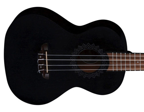 Luna Uke Vintage Mahogany Tenor Black Satin (mint)