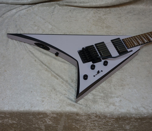 Jackson X Series Rhoads RRX24 electric guitar Battle Ship Grey w/ Black Bevels