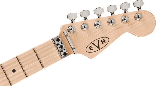 Pre-Order!  EVH Striped Series guitar in Satin Black / White Circles Pre-Order!  EVH Striped Series guitar in Satin Black / White Circles