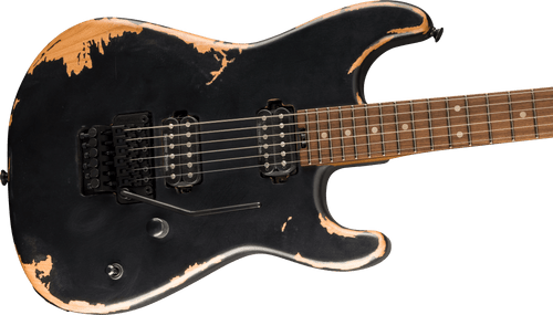 Pre-Order! Charvel Pro-Mod Relic San Dimas Style 1 HH FR PF guitar Weathered Black Pre-Order! Charvel Pro-Mod Relic San Dimas Style 1 HH FR PF guitar Weathered Black