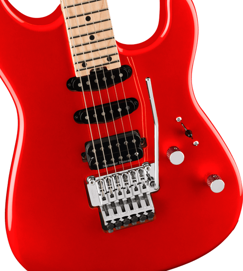 Pre-Order! Charvel MJ San Dimas 24 Style 1 HSS FR guitar in Metallic Red Pre-Order! Charvel MJ San Dimas 24 Style 1 HSS FR guitar in Metallic Red