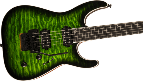 Pre-Order! 2024 Jackson Pro Plus DKAQ Dinky Guitar in Emerald Green