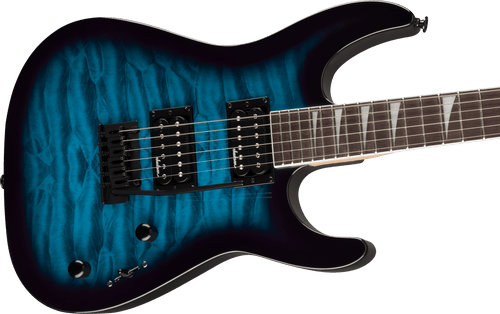 Pre-Order! 2024 Jackson JS Series Dinky JS20 DKQ 2PT Guitar in Trans Blue Burst