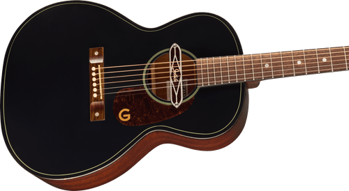 Pre-Order! 2024 Gretsch Deltoluxe Concert Acoustic Guitar in Black top finish