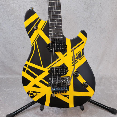 IN-STOCK! EVH Wolfgang Special Striped guitar in Black / Yellow Satin IN-STOCK! EVH Wolfgang Special Striped guitar in Black / Yellow Satin