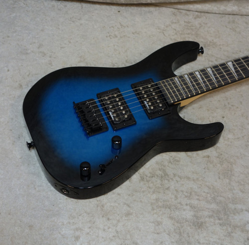 Jackson JS Series Dinky Minion JS1X guitar in Blue Burst