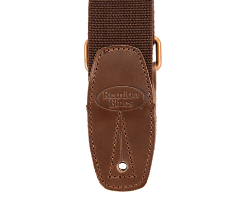 Reunion Blues Deluxe Merino Wool Guitar Strap | Brown
